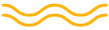 Elemento visual gráfico de uma onda amarela